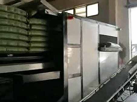 Down the stamping machine