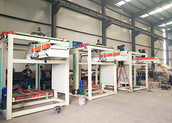 Down the stamping machine